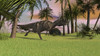 Ceratosaurus running across a field Poster Print - Item # VARPSTKVA600241P