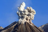 December 12, 2005 - Eruption of ash cloud from Santiaguito dome complex, Santa Maria volcano, Guatemala Poster Print - Item # VARPSTRRS300129S
