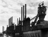 Smoke stacks at a steel mill Poster Print - Item # VARSAL25536561