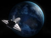 Space Shuttle backdropped against Earth Poster Print - Item # VARPSTKAU100004S