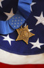 The Medal of Honor rests on a flag during preparations for an award ceremony Poster Print - Item # VARPSTSTK107057M