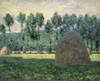 Haystacks near Giverny   1884-1889  Claude Monet   Oil on canvas  Hermitage Museum  St. Petersburg Poster Print - Item # VARSAL261174