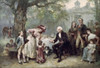 Washington and His Family  Jean Leon Gerome Ferris Poster Print - Item # VARSAL900122818