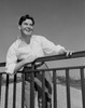 Man leaning on railing Poster Print - Item # VARSAL255417510