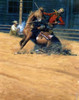 Cowboy shooting enemy on horseback Poster Print - Item # VARSAL902136893