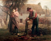 Peasant Grafting a Tree  Jean-Francois Millet Poster Print - Item # VARSAL900131685