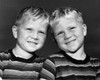 Portrait of twin boys smiling Poster Print - Item # VARSAL2553280