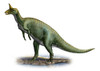 Tsintaosaurus spinorhinus, a prehistoric era dinosaur from the Cretaceous period Poster Print - Item # VARPSTSKR100105P