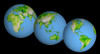 Topographic views of the world Poster Print - Item # VARPSTSTK200180S