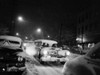 USA   Washington  Seattle  heavy snowfall on road at night Poster Print - Item # VARSAL255423797