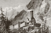 Steam Train Used On The Mont-Cenis, France, Railroad During The 1860's. From L'univers Illustre Published In Paris In 1868. PosterPrint - Item # VARDPI1957576