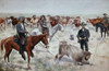 Branding a Steer  Frederic Remington Poster Print - Item # VARSAL900116195