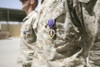 Soldiers stand at the position of attention with their Purple Heart awards. Poster Print - Item # VARPSTSTK102031M