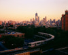 Elevated train in downtown Chicago, Cook County, Illinois, USA Poster Print - Item # VARPPI80252