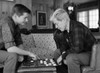 Father and his son playing checkers Poster Print - Item # VARSAL2558045