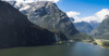 Lake with mountain range in the background, Milford Sound, South Island, New Zealand Poster Print - Item # VARPPI171331