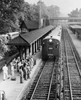 High angle view of passengers waiting on a railroad station platform  New York State  USA Poster Print - Item # VARSAL25522611