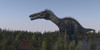 Suchomimus dinosaur in a prehistoric environment Poster Print - Item # VARPSTKVA600813P