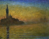 Twilight in Venice  Crepuscule a Venise   Claude Monet  Private Collection Poster Print - Item # VARSAL1158749