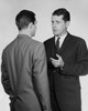 Two businessmen talking Poster Print - Item # VARSAL25548063