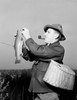 Mature man fly fishing Poster Print - Item # VARSAL255424471