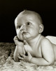 Close-up of a baby lying down looking up Poster Print - Item # VARSAL2553313