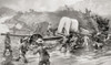 Taking A 4.7 Naval Gun Across The Tugela River During The Battle Of Colenso, Natal, South Africa In 1899. From The Book South Africa And The Transvaal War By Louis Creswicke, Published 1900. PosterPrint - Item # VARDPI1872998