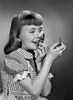 Girl putting lipstick on Poster Print - Item # VARSAL255417922
