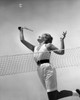 Low angle view of a young woman playing badminton Poster Print - Item # VARSAL2553647