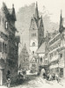 A Street In Hanover, Lower Saxony, Germany In The 19Th Century. From Pictures From The German Fatherland Published C.1880. PosterPrint - Item # VARDPI2222286 A Street In Hanover, Lower Saxony, Germany In The 19Th Century. From Pictures From The German Fatherland Published C.1880. PosterPrint - Item # VARDPI2222286