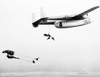 Troops parachuting from Fairfield Aircraft Poster Print - Item # VARSAL255424125