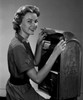 Portrait of young woman mailing letter Poster Print - Item # VARSAL255417068