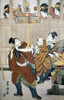 Customs of the Year: New Year's  Jugglers  Utagawa Toyokuni Poster Print - Item # VARSAL900144350