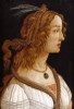 Portrait of a Young Woman   Sandro Botticelli   Tempera on Wood Panel   Studel Art Institute  Frankfurt am Main Poster Print - Item # VARSAL998111