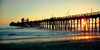 Pier in the ocean at sunset, Oceanside, San Diego County, California, USA Poster Print - Item # VARPPI154194