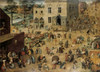Children's Games  1560  Pieter Bruegel the Elder  Oil on Wood Panel  Kunsthistorisches Museum  Vienna  Austria Poster Print - Item # VARSAL260142