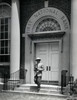 Mid adult man leaving a bank Poster Print - Item # VARSAL25525379
