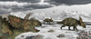 Albertaceratops during their winter migration Poster Print - Item # VARPSTMAS100927P