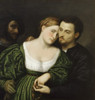 The Venetian Lovers   Paris Bordone  Pinacoteca di Brera  Milan Poster Print - Item # VARSAL2631