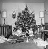 Two girls preparing Christmas tree Poster Print - Item # VARSAL255418103