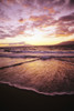 Hawaii, Maui, Wailea Beach At Sunset, Pink Clouds And Reflections On Water, Lanai In Distance. PosterPrint - Item # VARDPI1986292