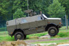The Dingo 2 MPPV of the Belgian Army on rough terrain Poster Print