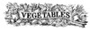 Historic illustration of vegetables with graphic banner from the 20th century. PosterPrint - Item # VARDPI12272390