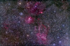Messier 52 open cluster in Cassiopeia and NGC 7635, the Bubble Nebula. Poster Print - Item # VARPSTADY200256S
