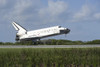 Space shuttle Discovery lands on Runway 33 at the Shuttle Landing Facility at Kennedy Space Center in Florida Print - Item # VARPSTSTK203310S