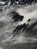 May 16, 2007 - Ship-wave-shaped wave clouds and cloud vortices induced by the Cape Verde Islands Poster Print - Item # VARPSTSTK201470S