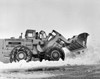 Snowplow removing snow from a road Poster Print - Item # VARSAL25533855