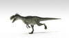 Monolophosaurus dinosaur, white background Poster Print - Item # VARPSTKVA600754P