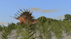 Kentrosaurus grazing amongst desert plants Poster Print - Item # VARPSTKVA600069P