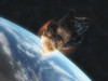 Asteroid in front of the Earth Poster Print - Item # VARPSTKAU100015S